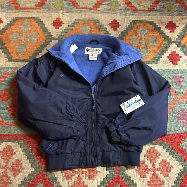 90s Columbia ロゴ刺繍ショート丈ウォームアップジャケット | 古着屋PENNY