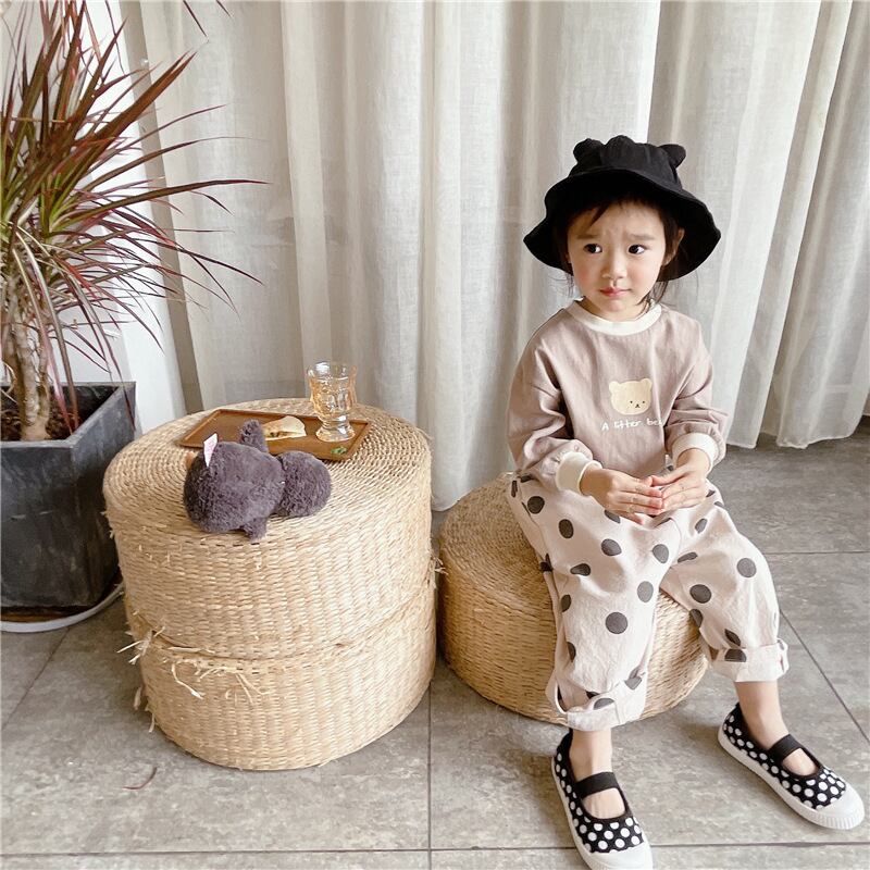 【即納】ぽわんシルエットの水玉パンツ｜海外子供服｜韓国子供服