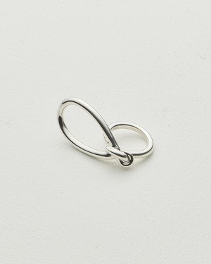 【メールまたはDMにて通販可能商品】Fauvirame Fern Wide Round Ring / Silver 35,200 yen