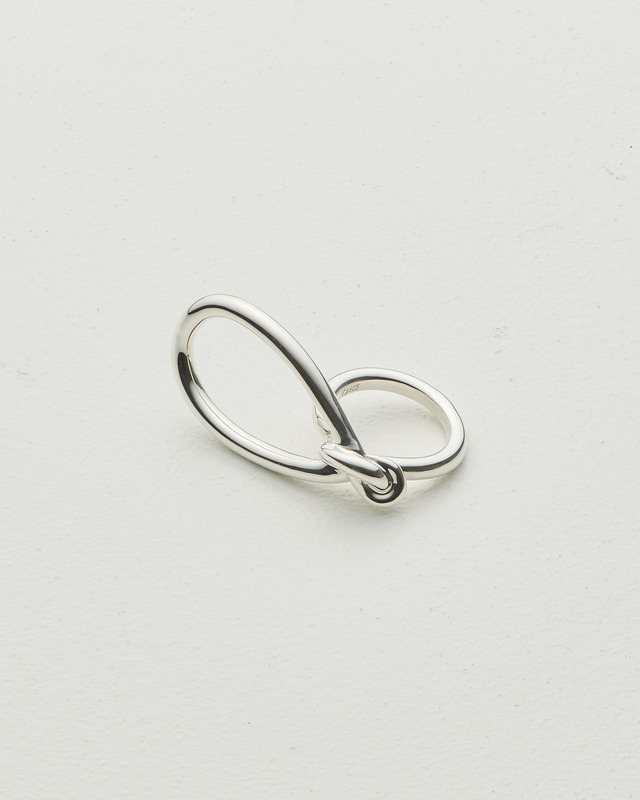 【メールまたはDMにて通販可能商品】Fauvirame Fern Wide Round Ring / Silver 35,200 yen