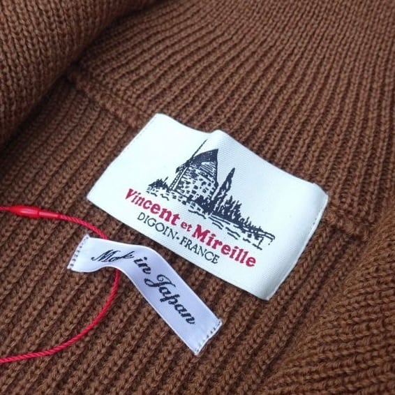 VINCENT ET MIREILLE (ヴァンソンエミレイユ) FULL ZIP SWEATER