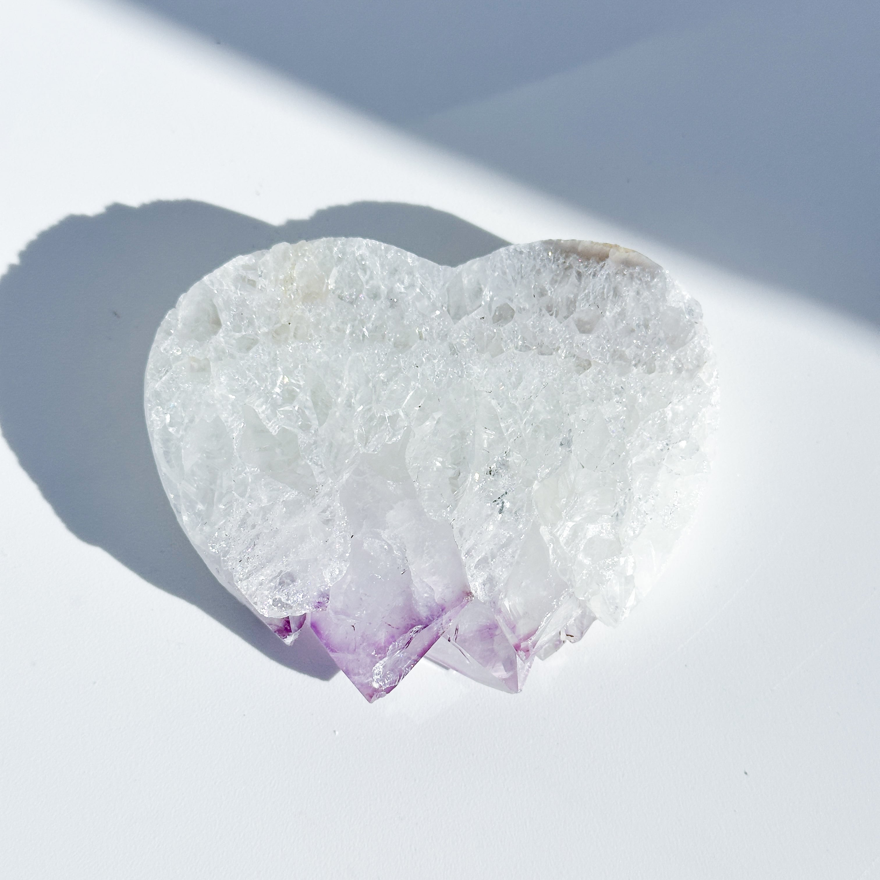 アゲート×アメジスト ハート23◇ Agate × Amethyst ◇天然石・鉱物・パワーストーン