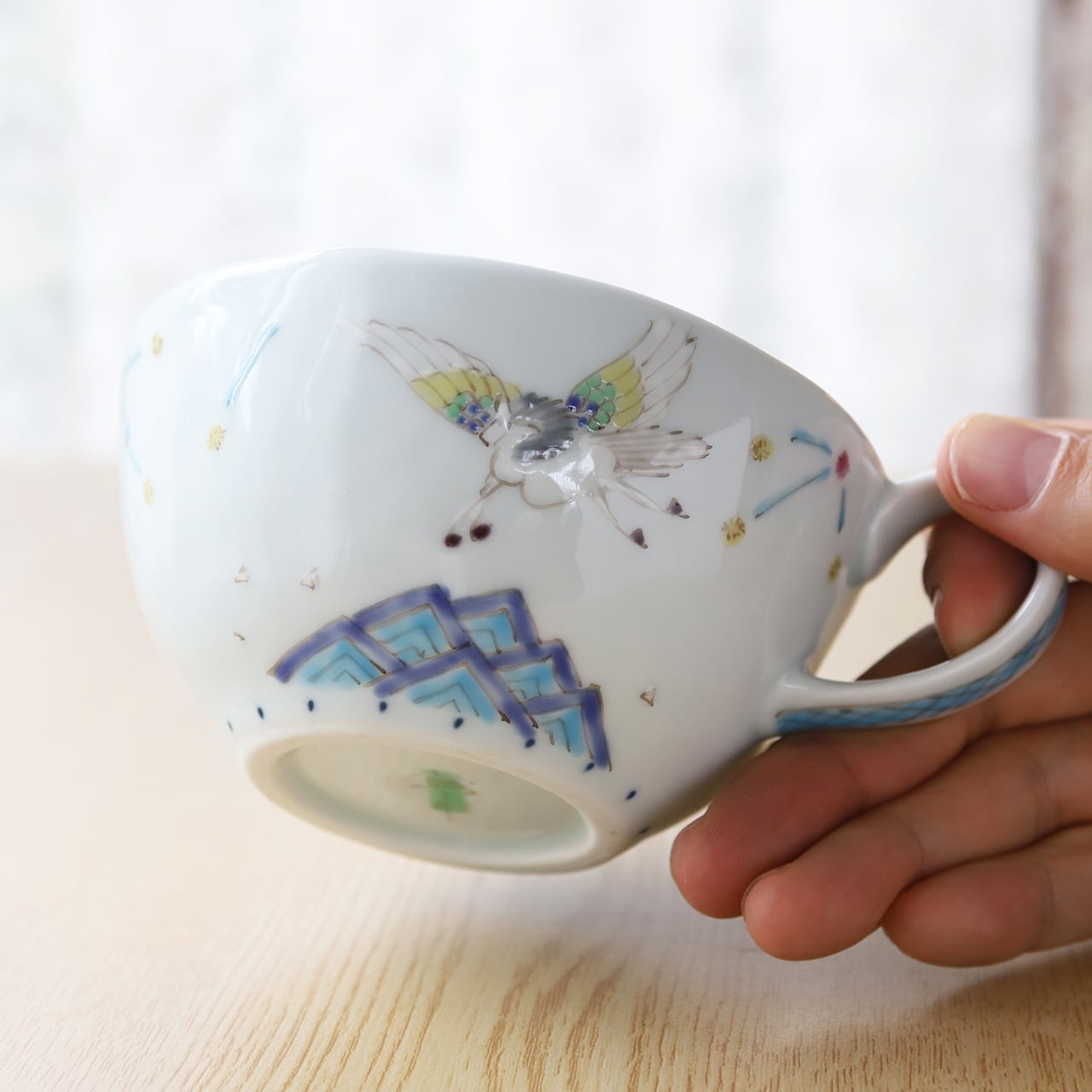 藍水 ペガサス カフェボール うつわ藍水（波佐見焼） | にっこう生活館