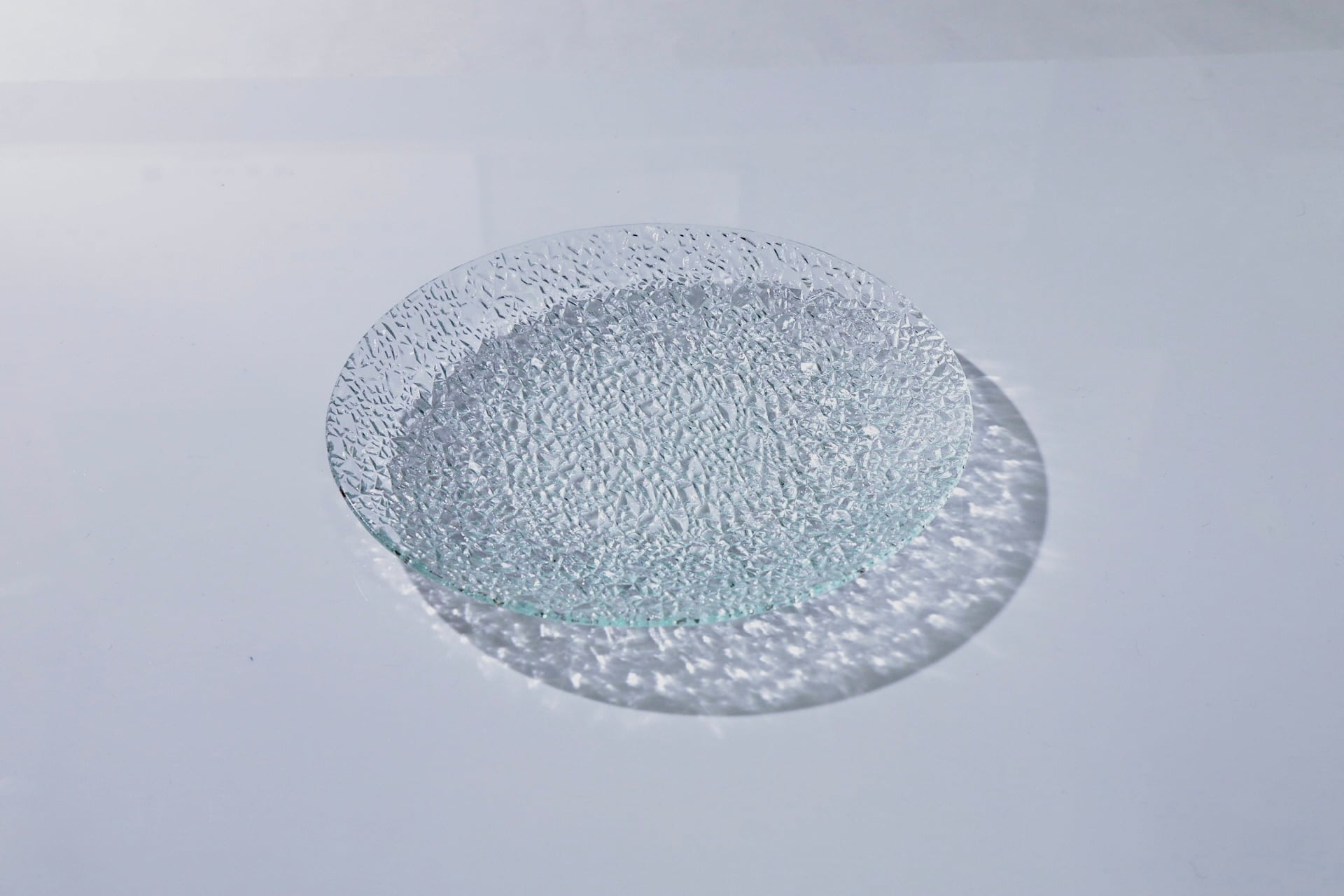 昭和型ガラス「ダイヤ」 皿 円形 中(Φ150mm)