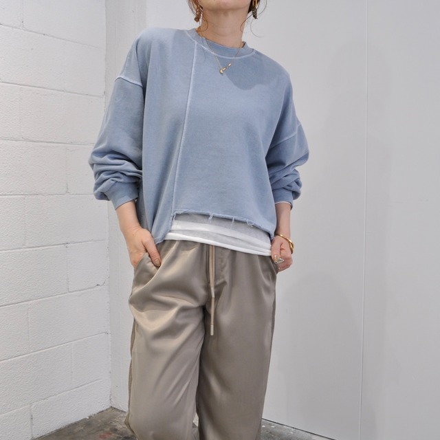ピグメントアシメスウェット