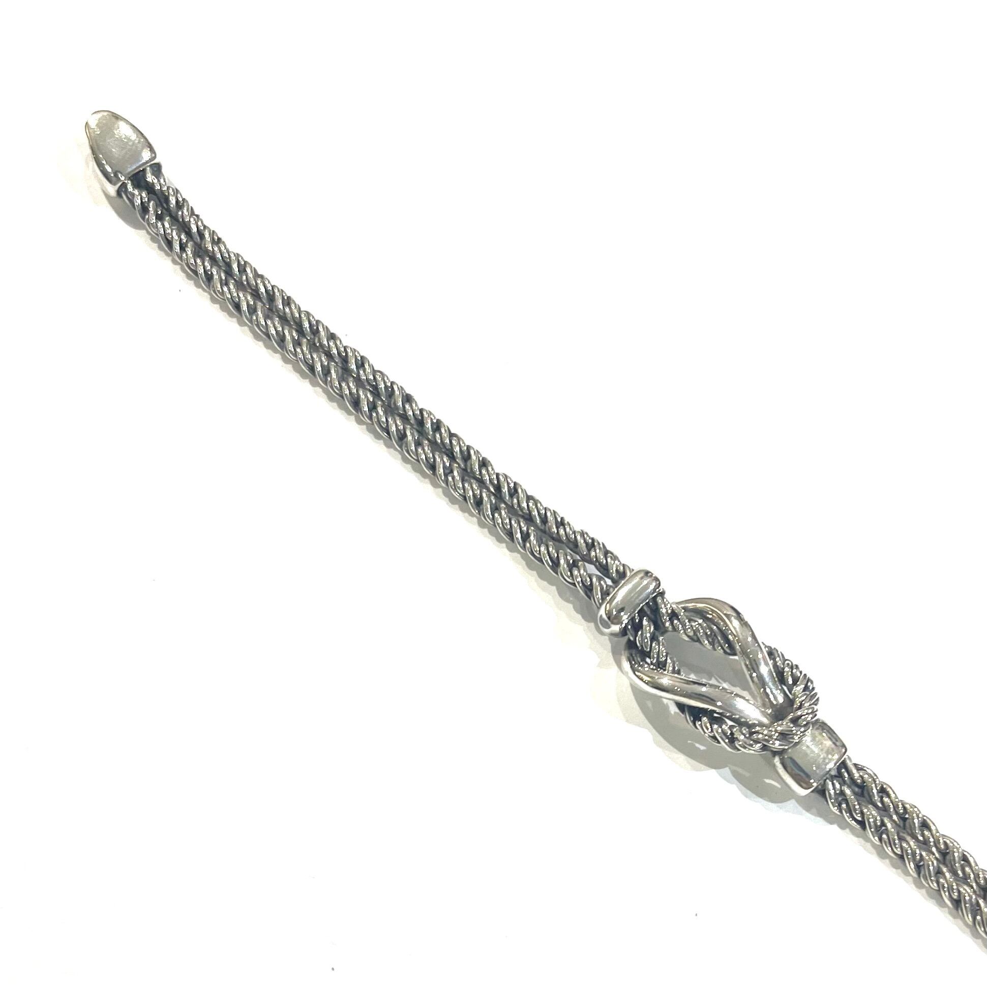 希少【TIFFANY&CO.】 ティファニー アンドコーダブルロープツイスト