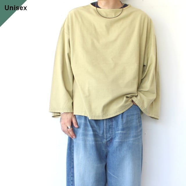 YULA シルク×コットンBIG-Tee Silk Cotton Big-T (Cream)
