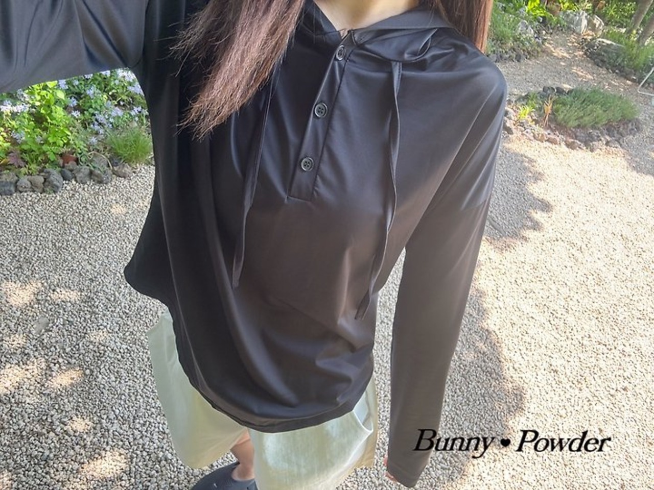 [Bunny Powder] (Feature) Hooded rash guard (adult) / [버니파우더] (기획)후드레쉬가드 (adult)