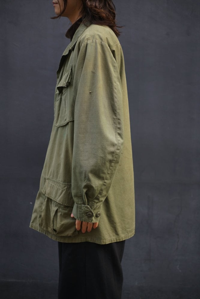 USARMY] Jungle Fatigue Military Jacket Medium-Long [1968s] Vintage