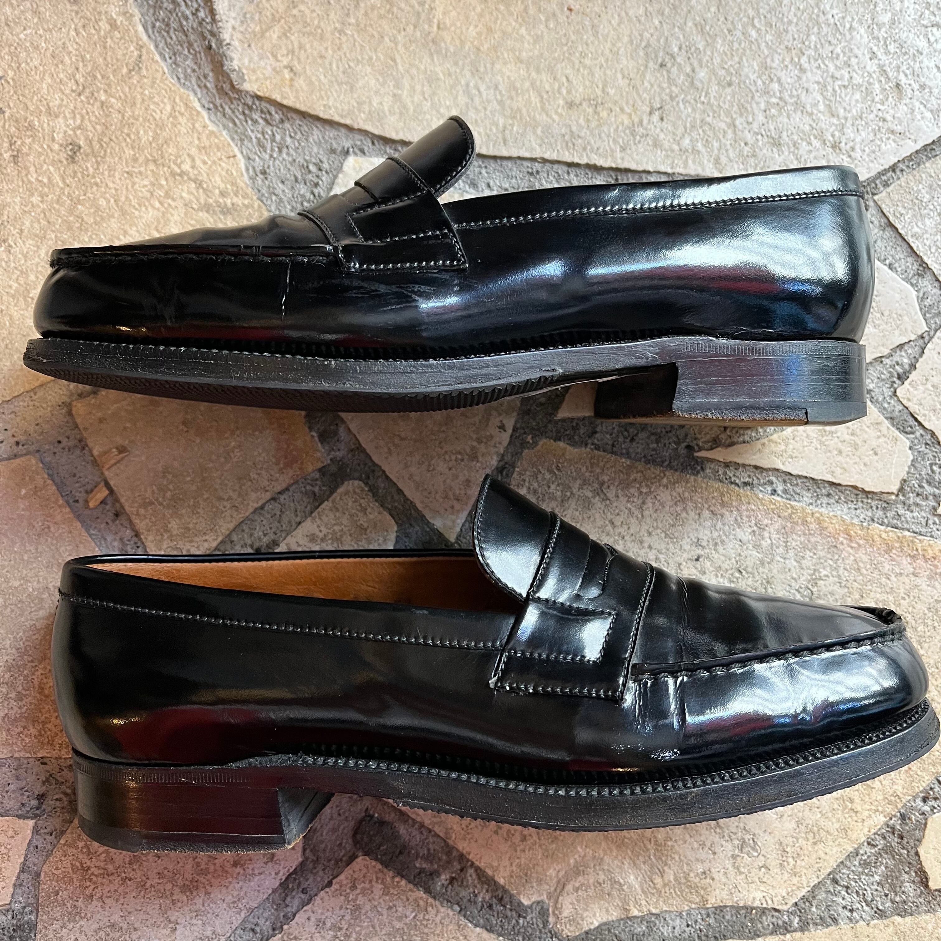 JM WESTON size2E patent leather loafers ジェイエムウエストン