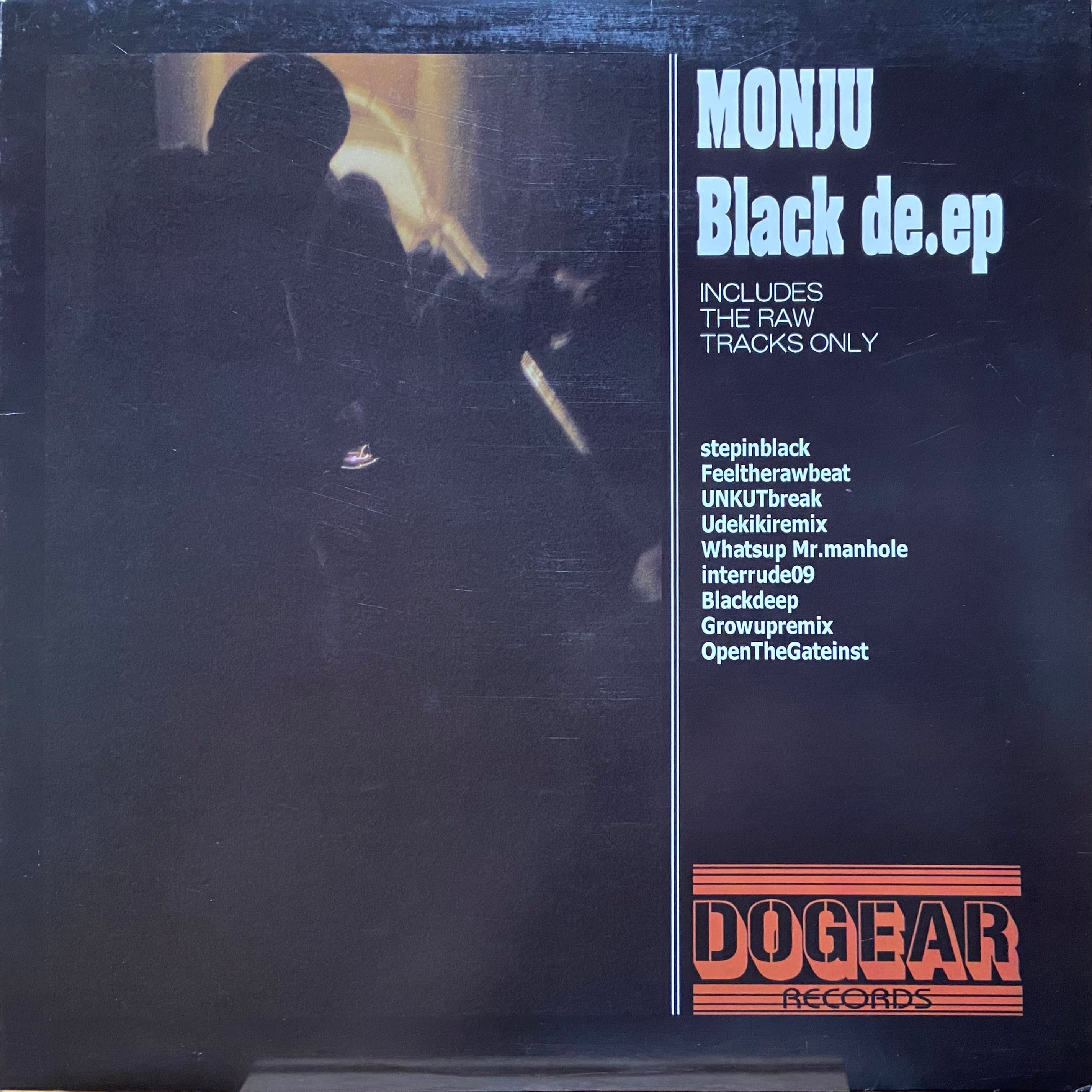 レコード MONJU Black de.ep DOGEAR RECORDS
