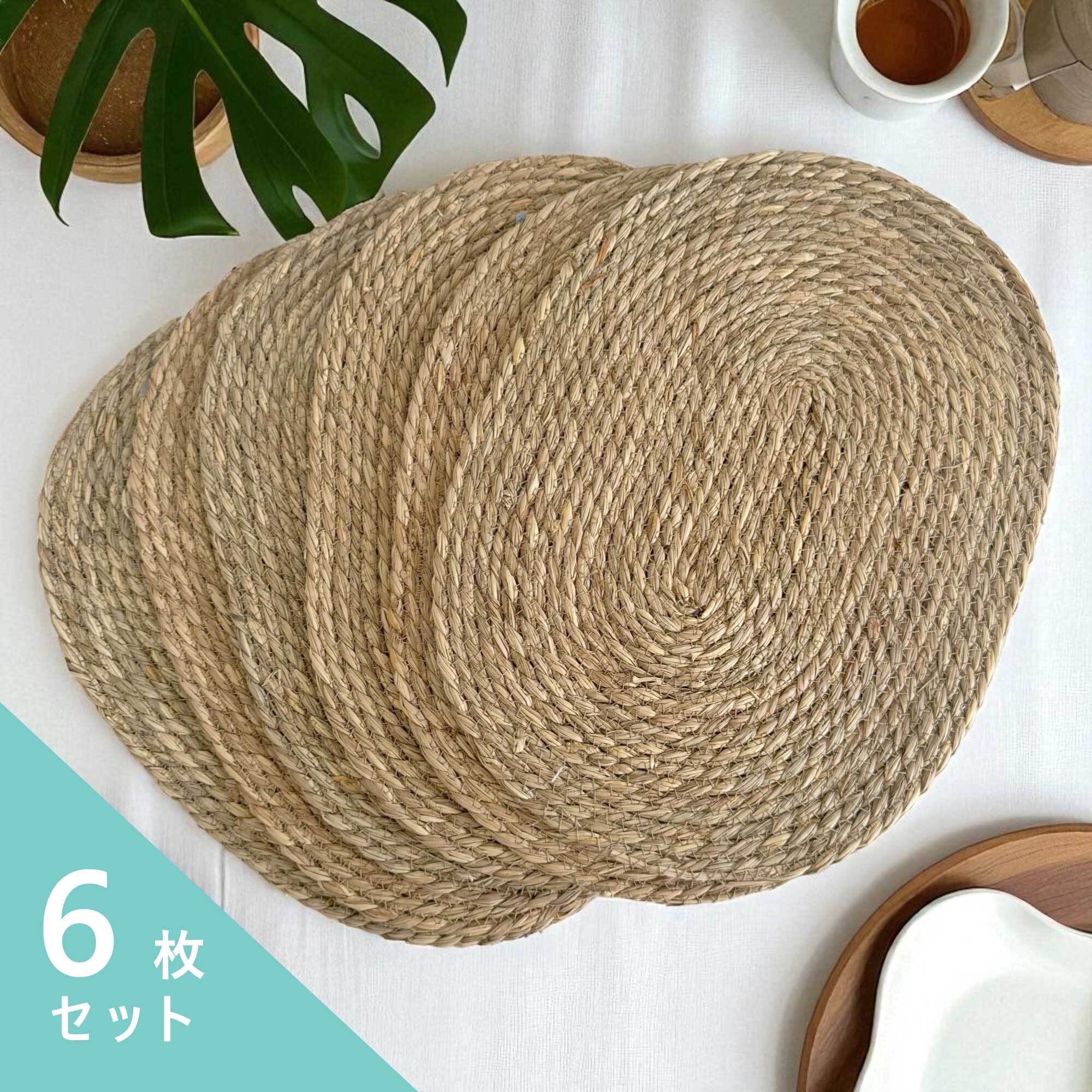 シーグラス ランチョンマット 6枚セット (SC-615-6) | Naturalsoul