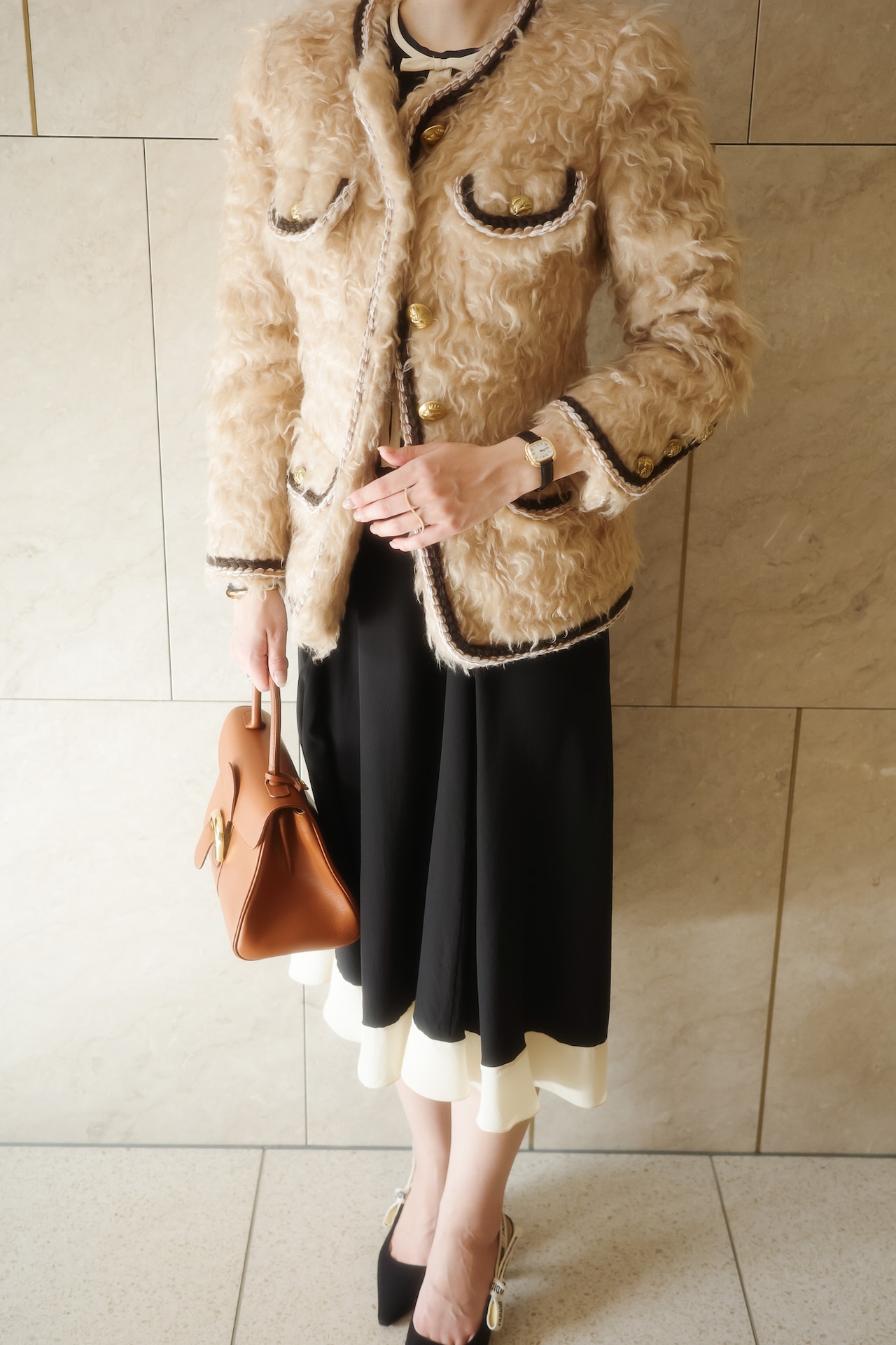 カルティエ ゴンドーロ スクエア SM Paris文字盤