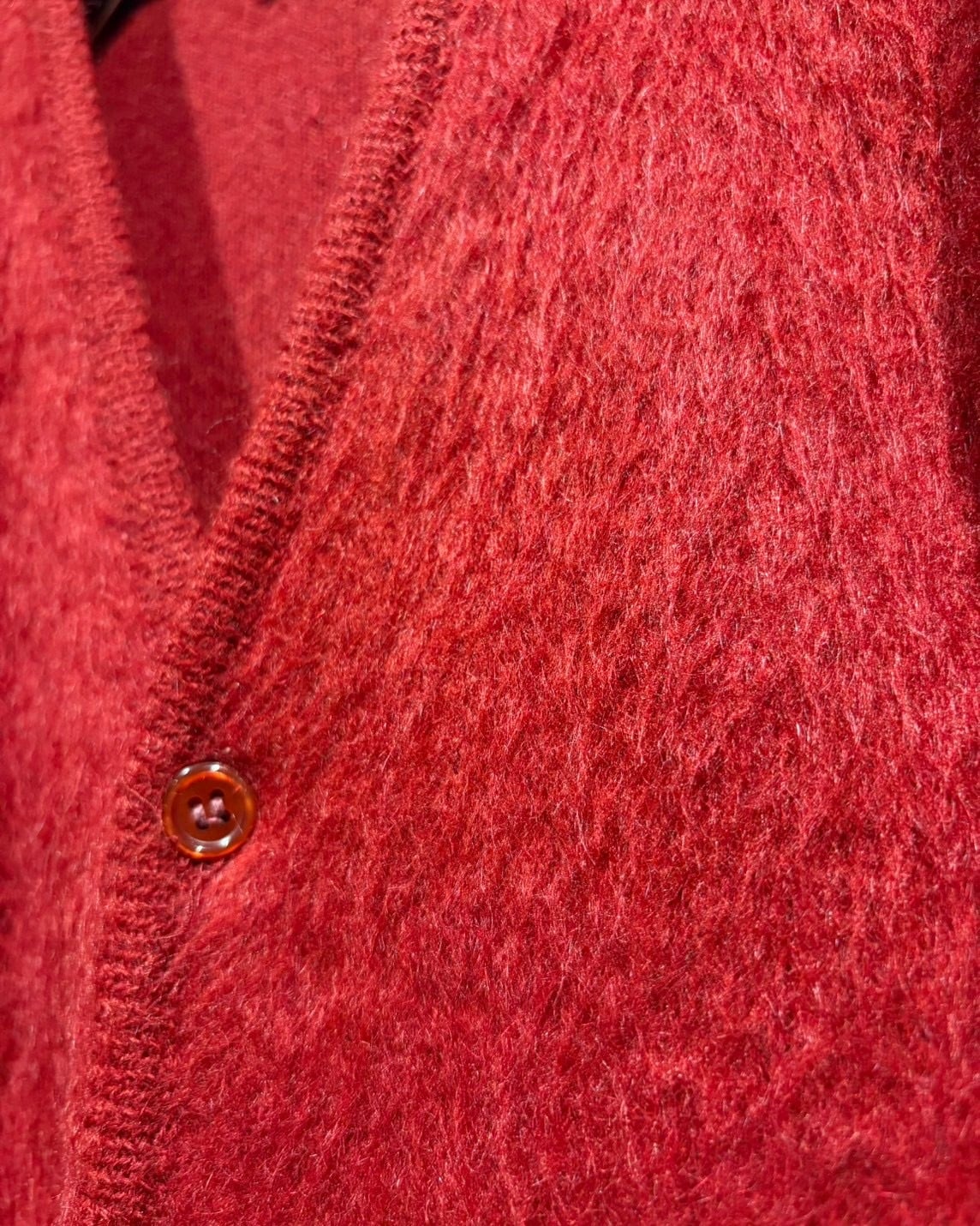 Caka otto】 60's “Barclay” Mohair Blend Vintage Knit Cardigan