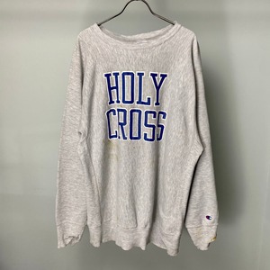 vintage 1990’s CHAMPION REVERSE WEAVE sweat shirt “HOLY CROSS”