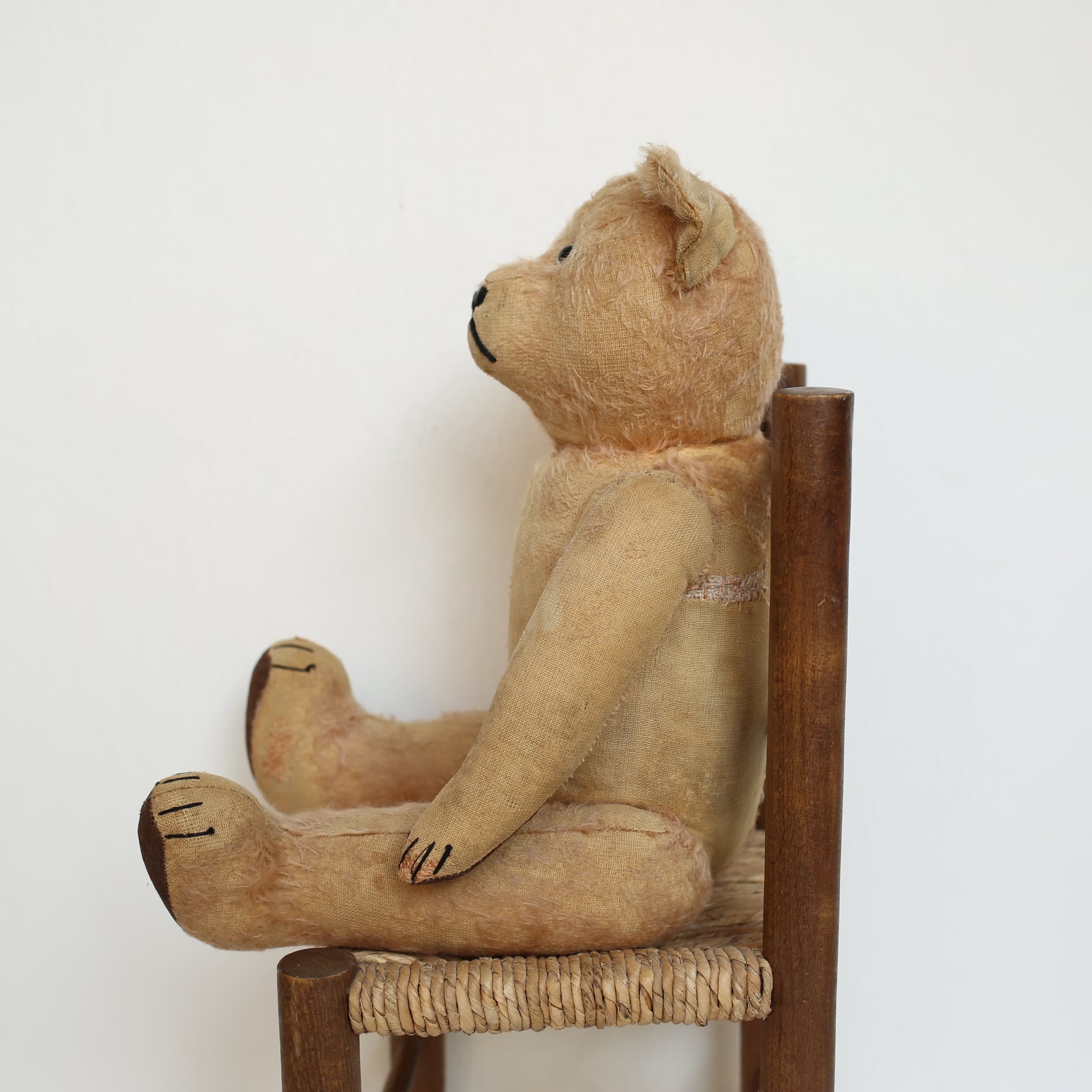 フランスアンティーク　くま　テディベア フランス アンティーク ヴィンテージ 大きなテディベア 56cm N-03310