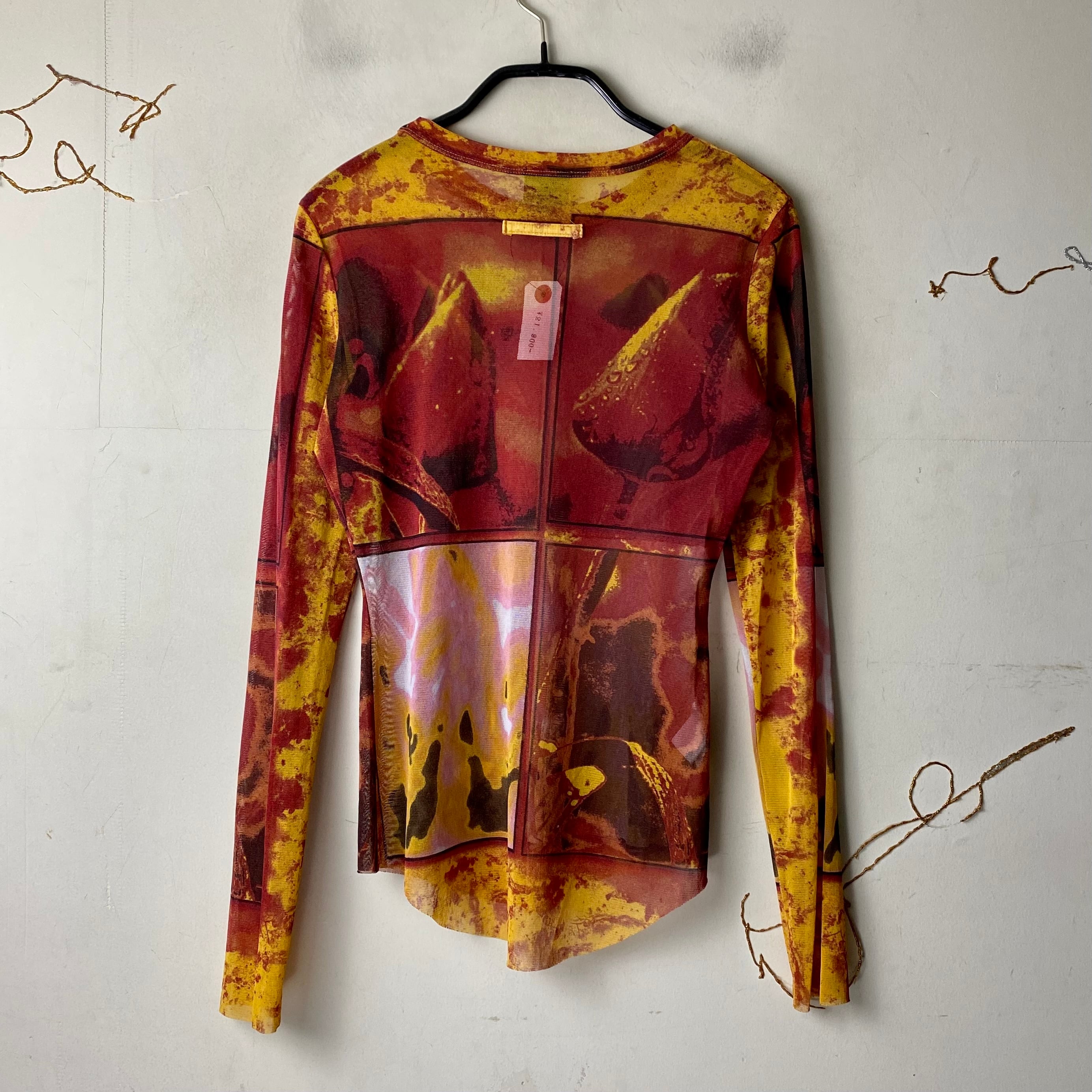 JEAN PAUL GAULTIER FEMME panel pattern power-net “tulip” | NOIR ONLINE