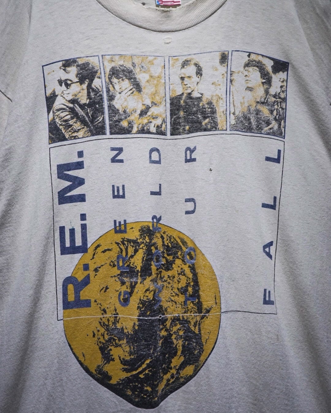 R.E.M Tシャツ add (C) vintage】80's 