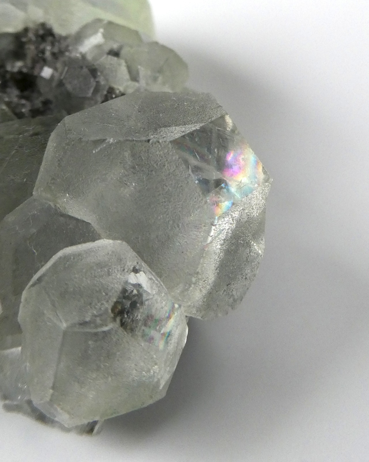 Fluorite Cubic Cluster フローライト（六面体の蛍石） ⭓ 初緑 ⭔ Natural Stone Display・鑑賞石