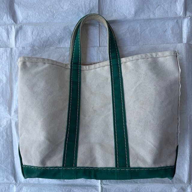 L.L.Bean ボートアンドトート M グリーン 80s 画像6