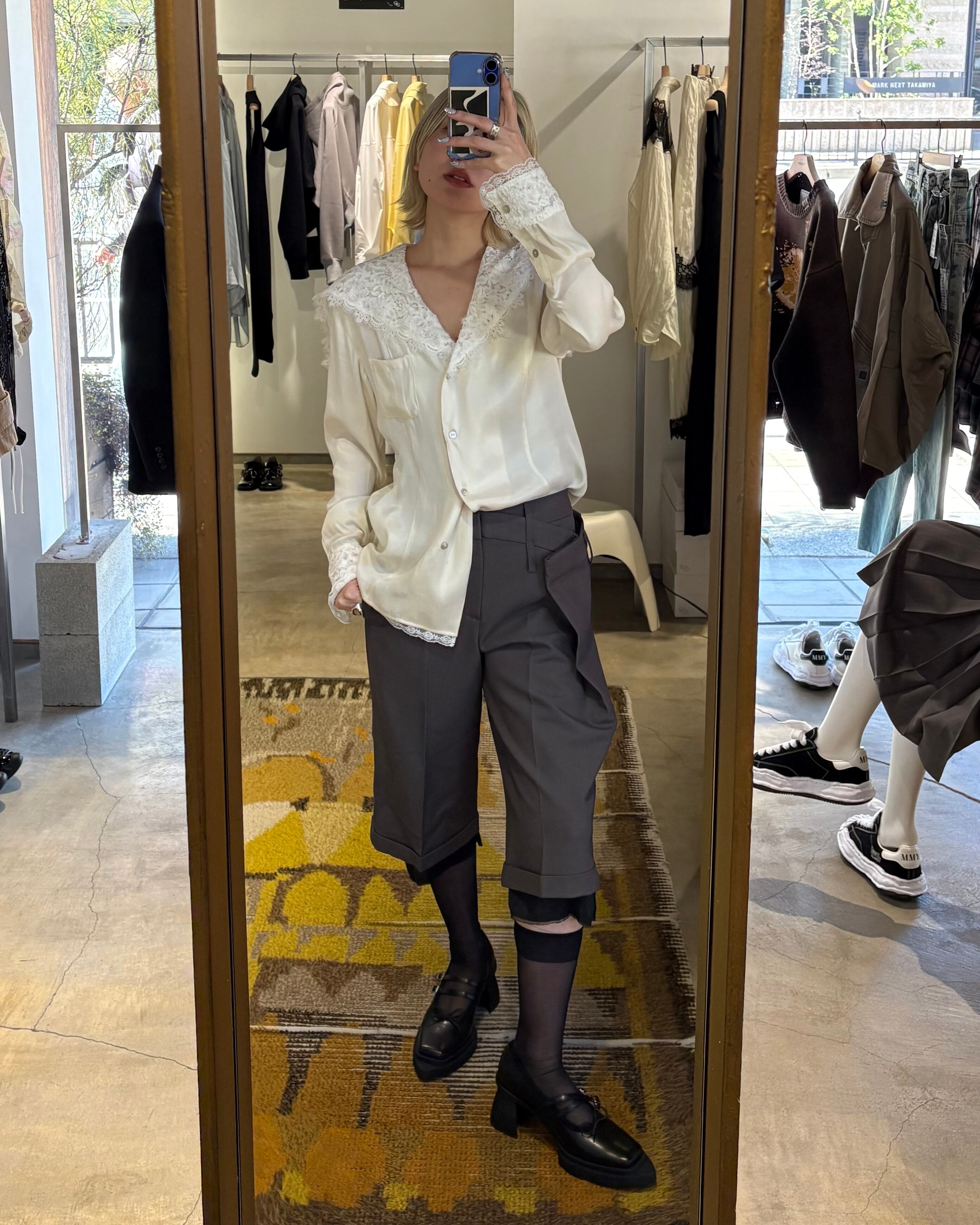 26SS】PRANK PROJECT プランクプロジェクト / Lace Collar Shirt