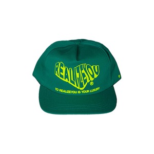 KELLY GREEN WAVY LOGO V1 CAP