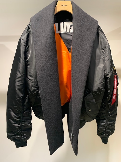 【23AW】LUTZ HUELLE ルッツヒュエル / SHAWL BOMBER