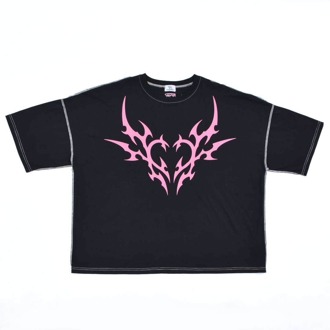 ドルチェアンドガッバーナ  F8J97Z ロゴハートパッチTシャツ レディース 42 D&G (ドルチェ&ガッバーナ) LOVE IS LOVE Tシャツ | 日本人対応 必ず