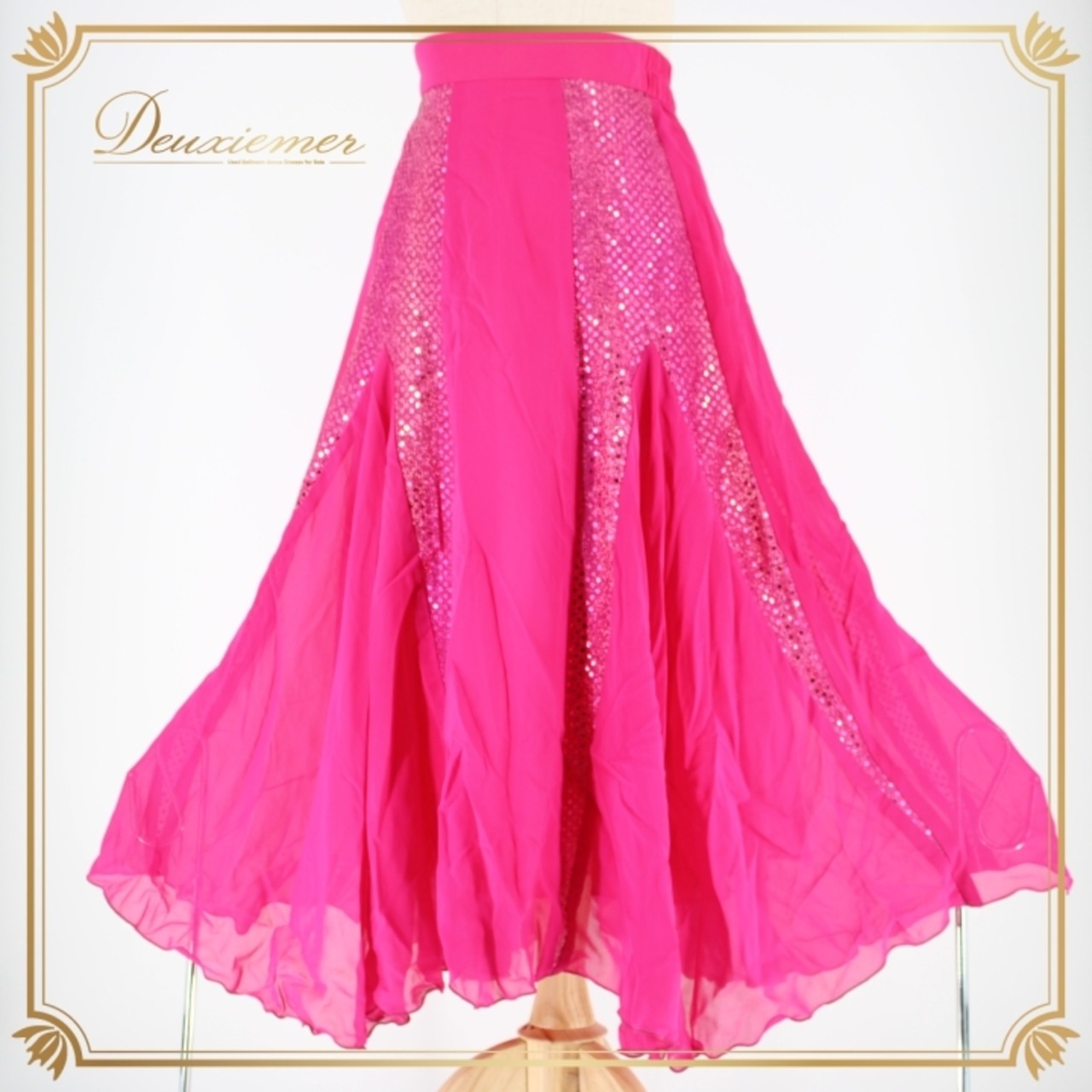 社交ダンス 衣装 スタンダード スカート レッスンウェア 練習着 PAPILLON パピヨン 派手 ピンク系 かわいい ステージ衣装 社交ダンススカート ダンス衣装 フィット感 女性用 スカート 練習用 高品質 ポリエステル製 おしゃれ ダンスレッスン 大人用 ピンク 色鮮やか 華やか 上品 着やすい 伸縮性あり レディースファッション 踊りやすい スタイルアップ かわいいデザイン パーティー用 派手色