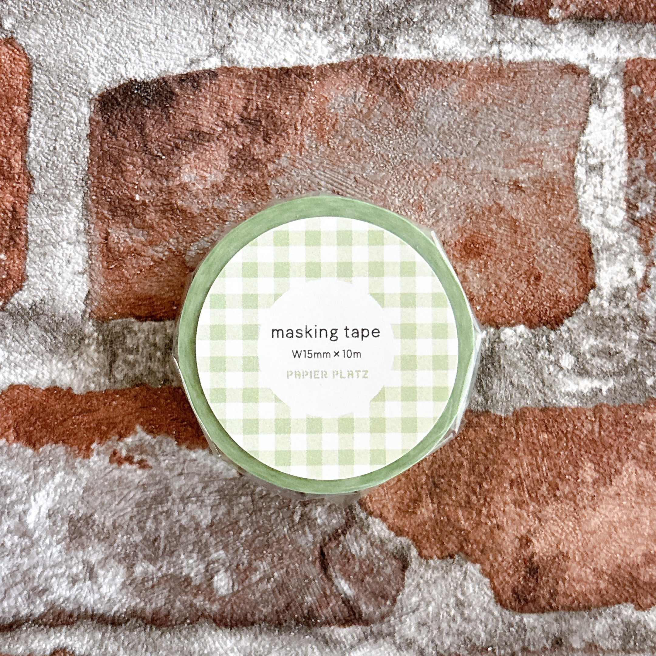 単品】チェック柄マスキングテープ パピアプラッツ | penpen bungu