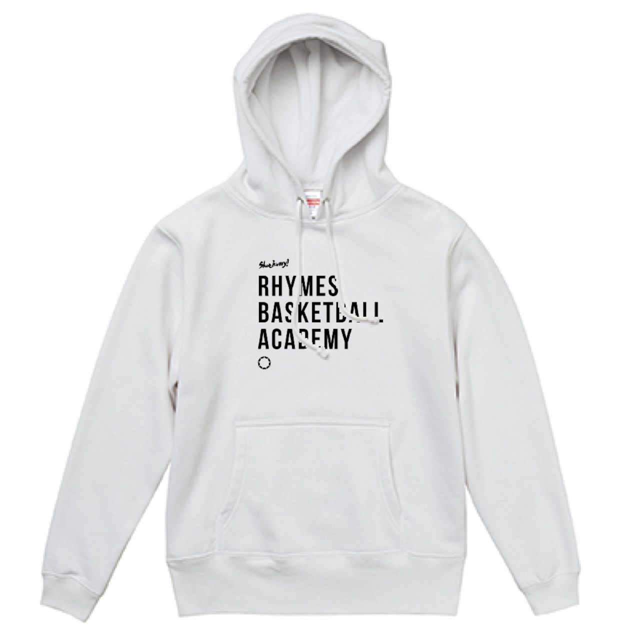【RBA】SCHOOL HOODIE (WHITE/BLACK) | 裏起毛パーカー(ホワイト/ブラック) - 1