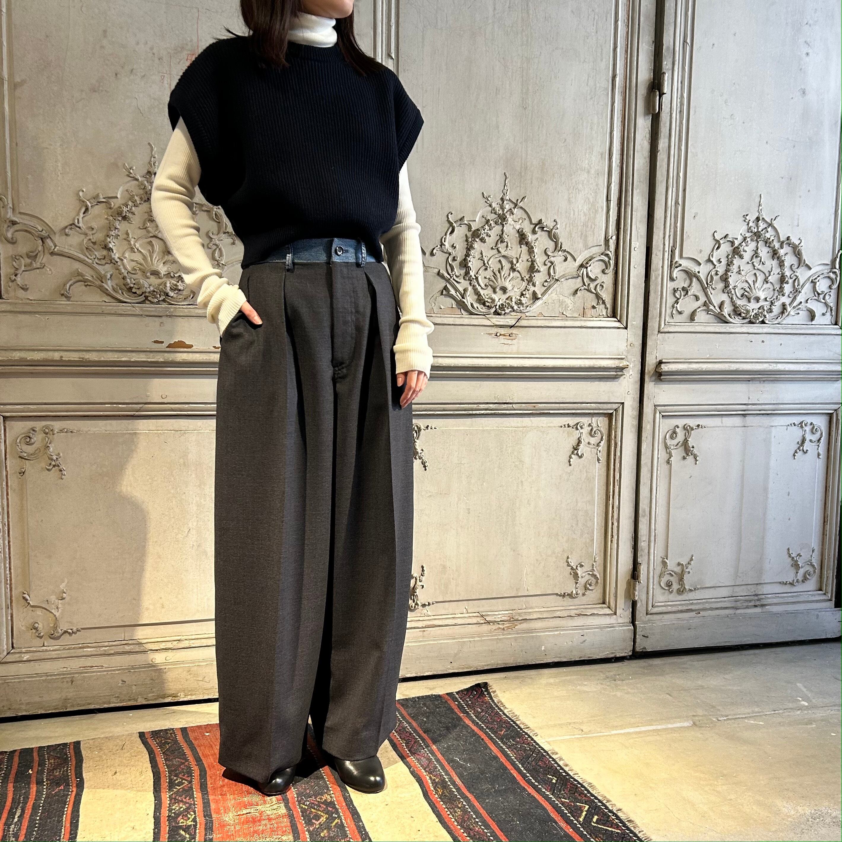 Dessin de Mode【デッサン ド モード】 | ワンタックカーブパンツ  