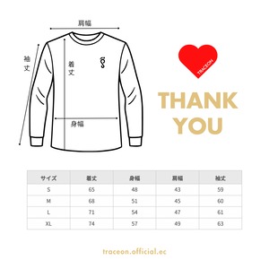 Unfallen - Long Sleeve Tee (black/white)