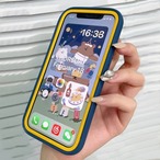 【iphone14対応】 おしゃれ かわいい ビビットカラー 2層 ガード 抗指紋 耐水性 耐衝撃 iphone ケース 8配色