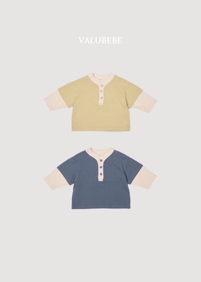 【取寄】valubebe|urban layering tee|アーバンレイヤードT|6M-S|baby&toddler|26 autumn