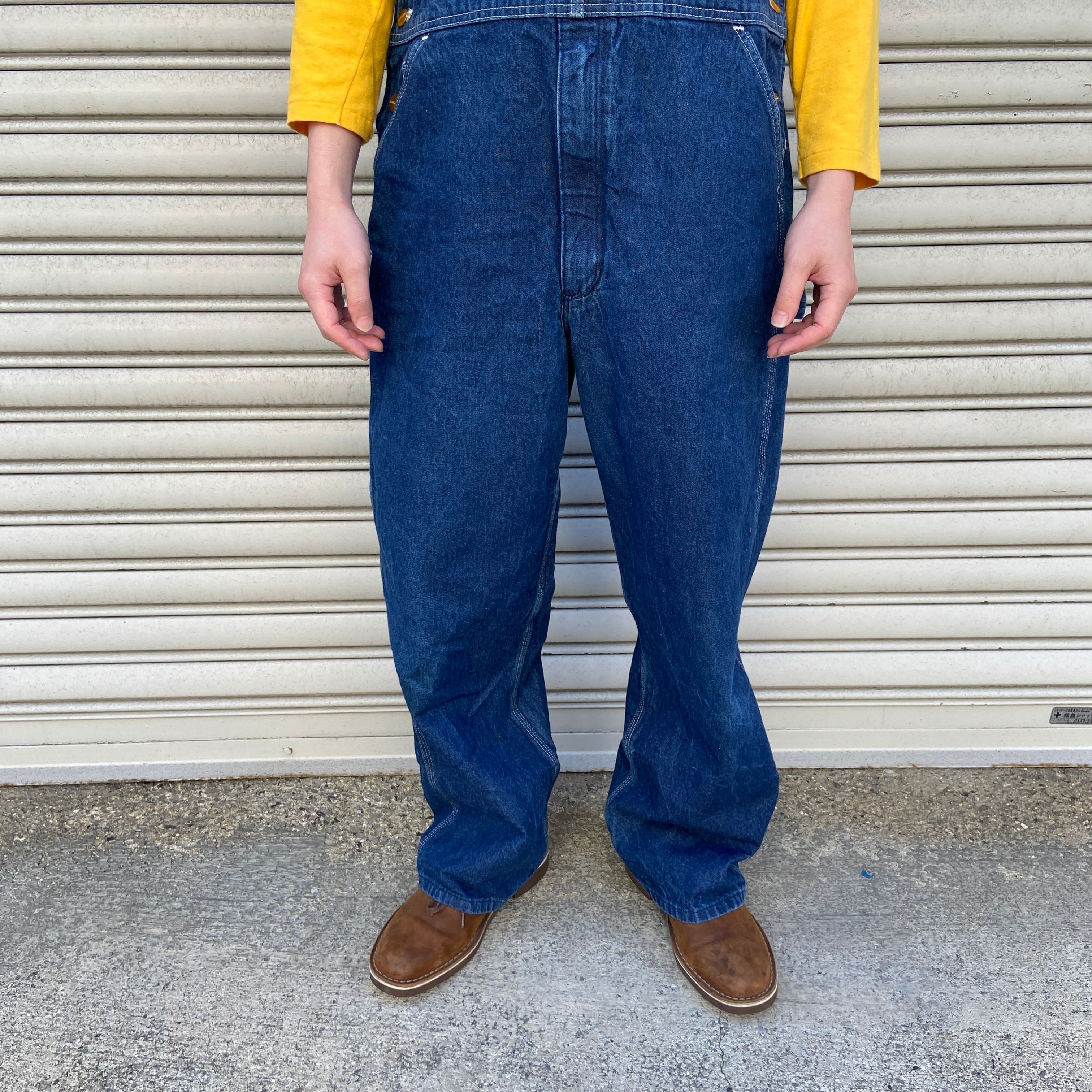 送料無料』Carhartt カーハート デニムオーバーオール W38L30 ワーク 
