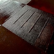 藤野征一郎　市松敷板　S 大柄(赤）【||||】Seiichiro Fujino   Ichimatsu Lacquer Placemat – S (Large Motif, Red)［2104150000120］