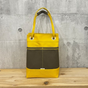 -* 2Way. BucketBag *- <マスタード×焦茶>