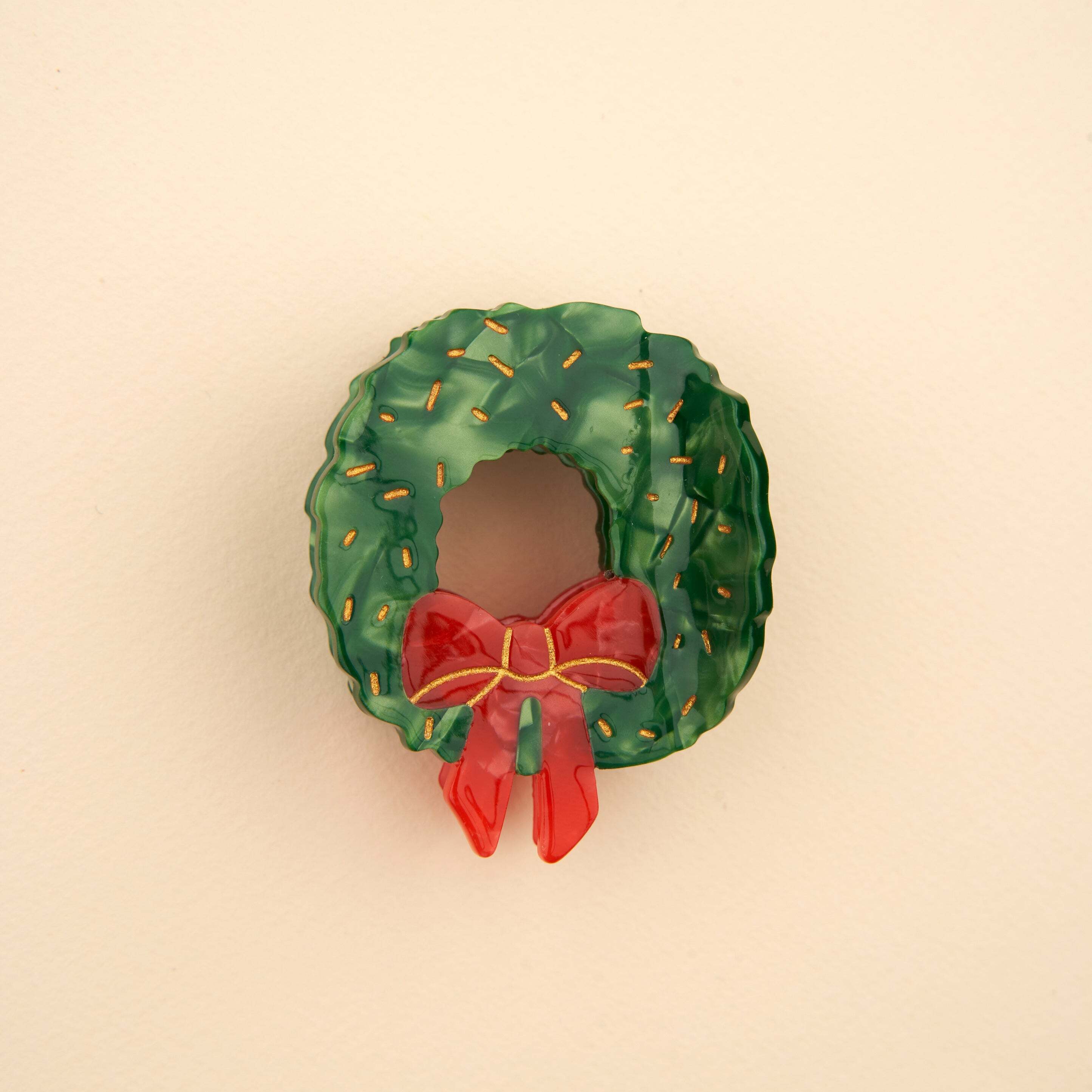 Coucou Suzette/Christmas Wreath Hair Claw