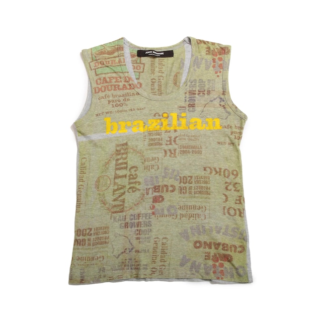 JUNYAWATANABE COMMEdesGARCONS brazilianNoSleeveTop