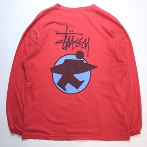 90S STUSSY SURF MAN L/S TSHIRT