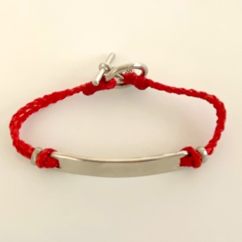 Wakami Single NEW ID Bracelet　Red