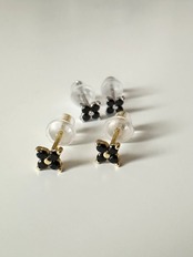 SS スタッドフラワーピアス