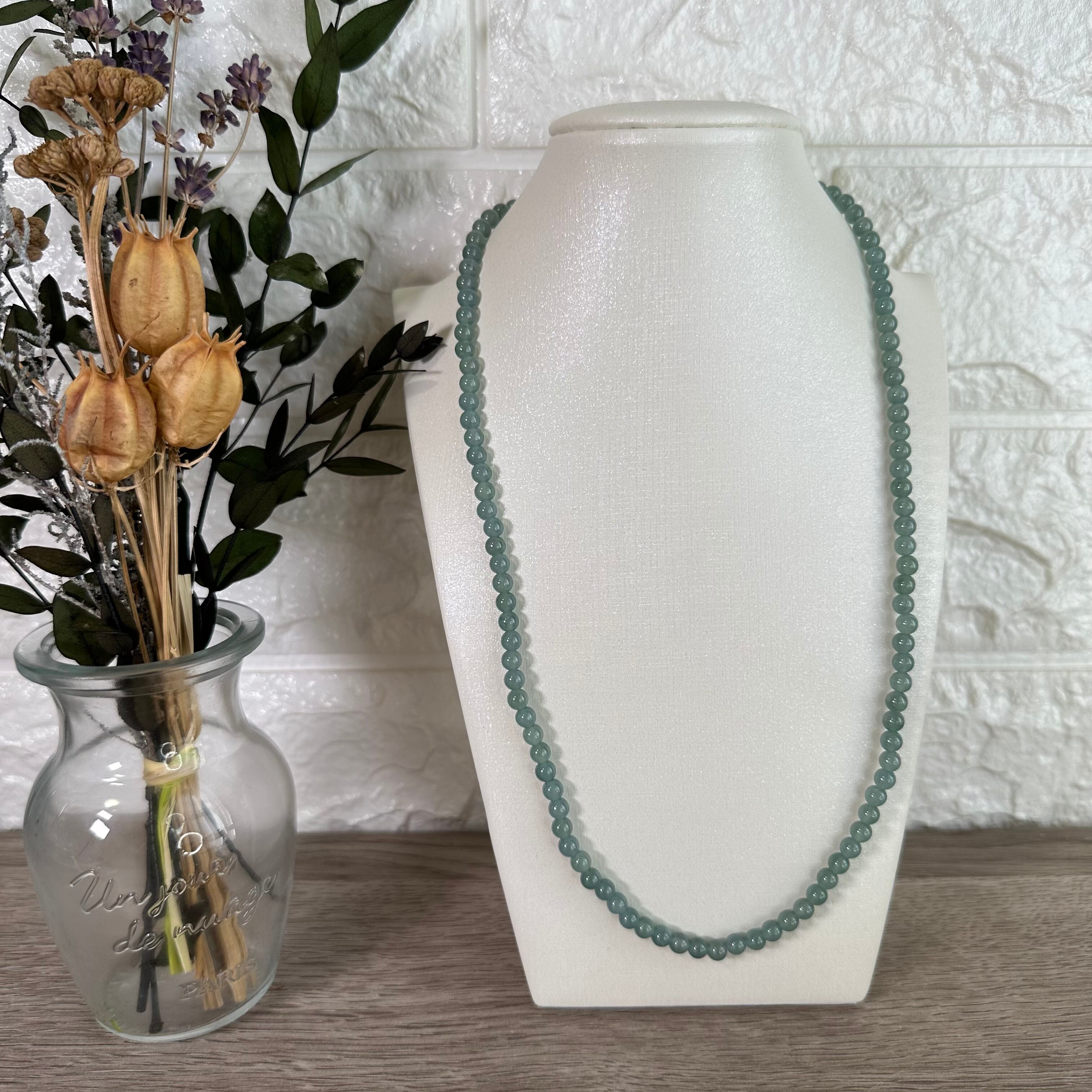 プレミアム】ミャンマー産3連青翡翠ブレスレット880 | 円と縁 オラクル