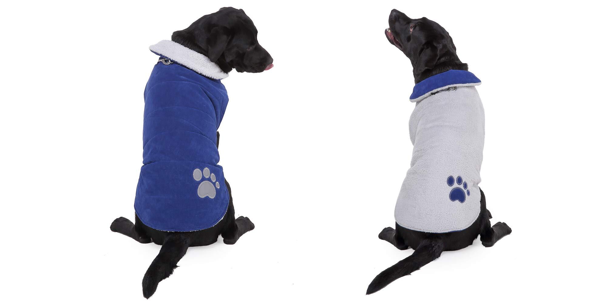 S-Lifeeling 犬服 犬コート 冬 暖かい 防寒 寒さ対策 コート 可愛い おしゃれ ペット用品 活動 散歩 マジックテープ ジャケット 小型犬 中型犬 大型犬 適用 秋冬服 愛犬猫 誕生日 贈り物
