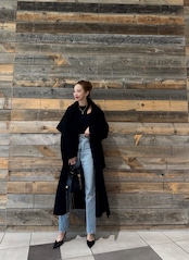 wool scarf coat 【New color】