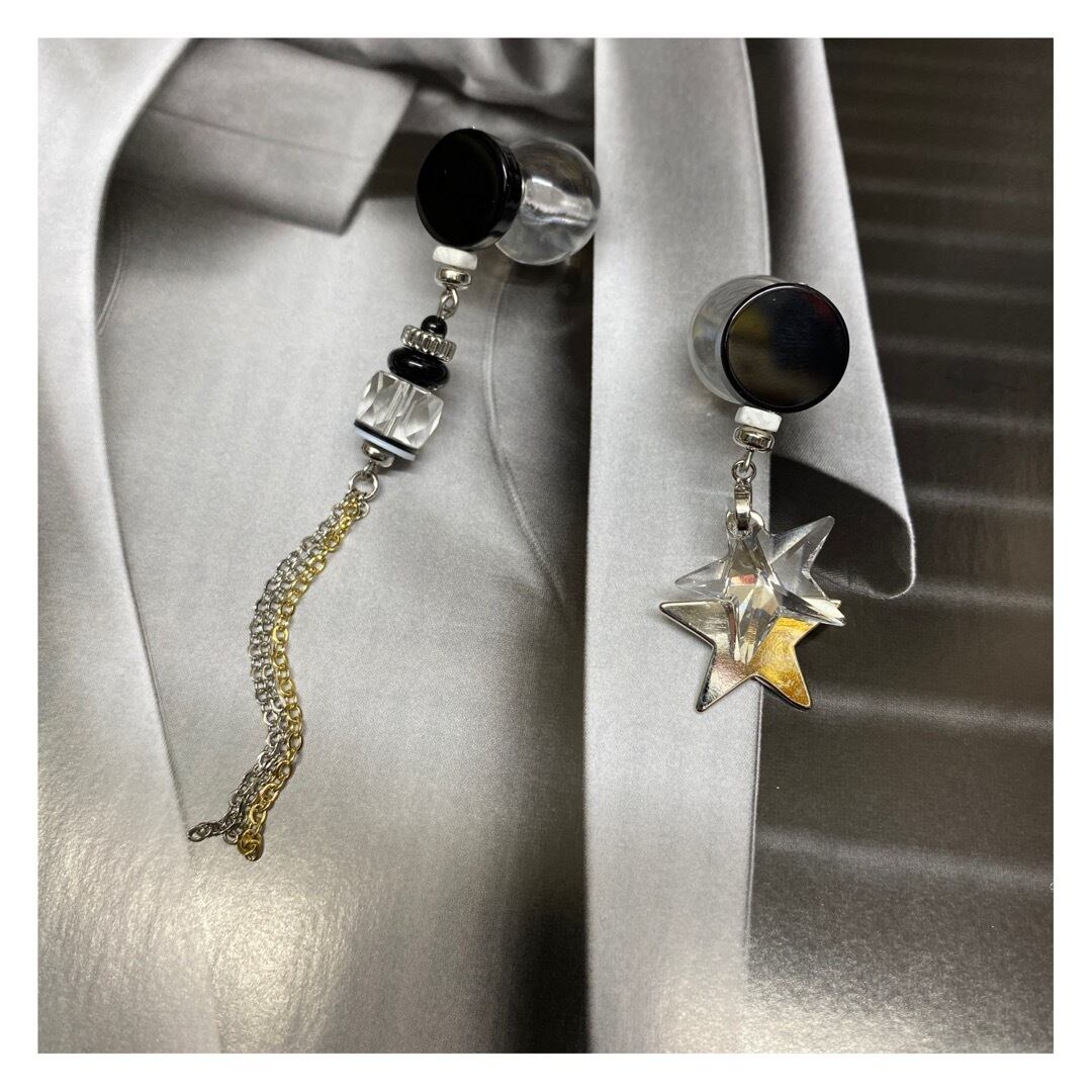 onyx clear swarovski asymmetry