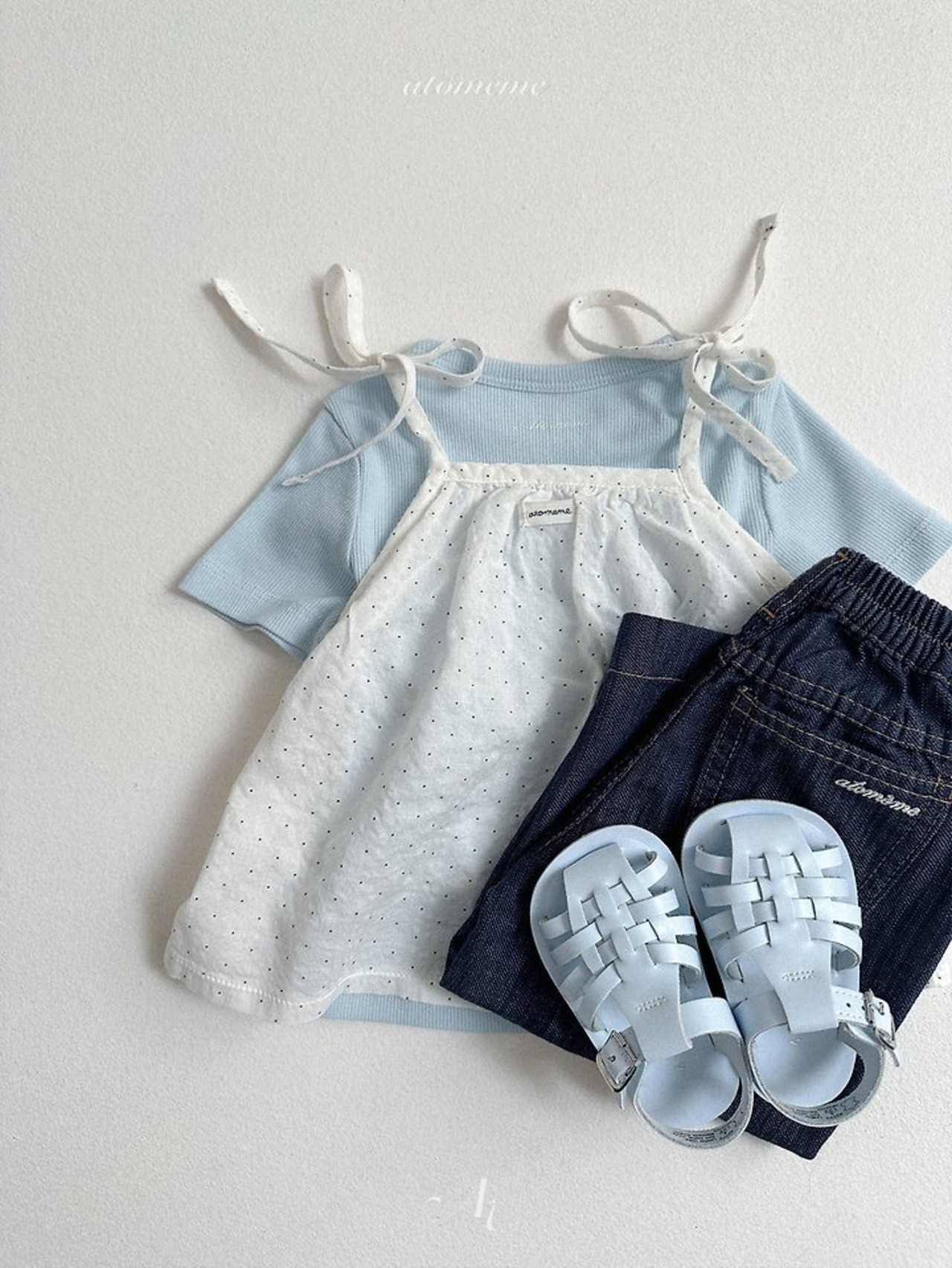 【取寄/韓国直送】atomeme 26/SMフォーミンドットビスチェ｜夏服｜韓国子供服