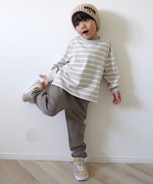 【Si • Shu • Non】kids 未使用　FARM ボーダー　ロンT ボーダーロンT 【Si・Shu・Non】シシュノン 31344004 | kawashima