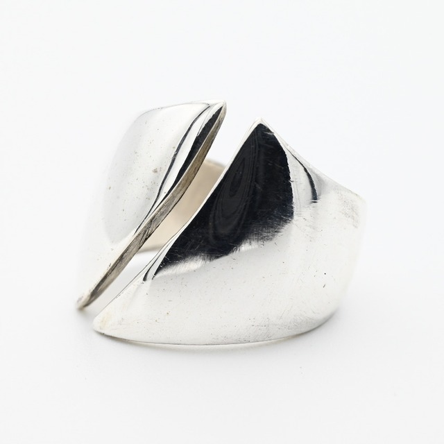 Modern Design Adjustable Ring #9.5 / Denmark